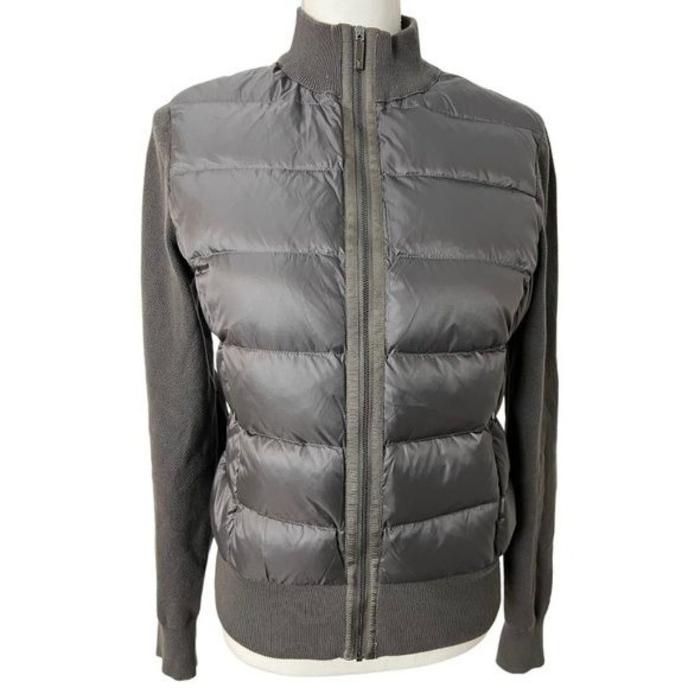 Ted Baker Gray Quilted Puffer Jacket